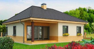 Строительство одноэтажных домов Баксан цена от 23884 руб. м2